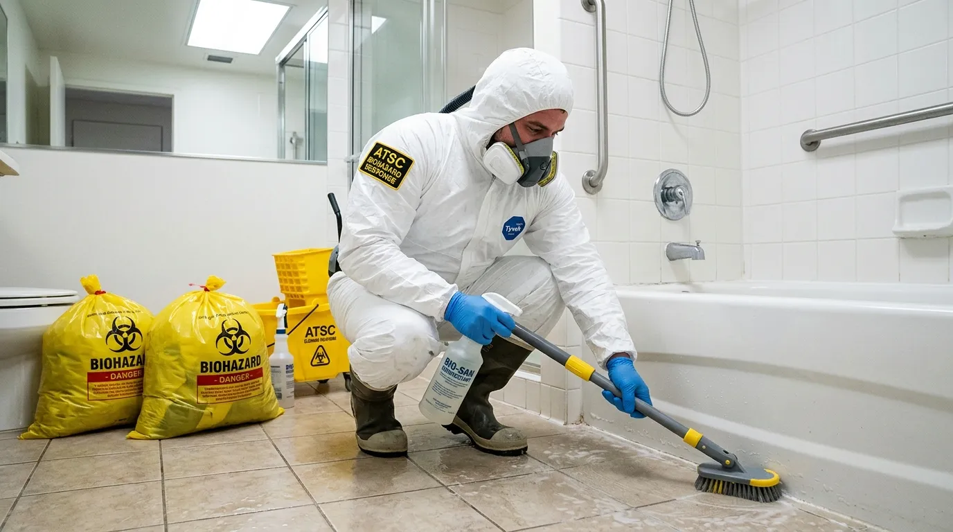 Decontamination equipment deployed for Blood Cleanup in Bridgeport